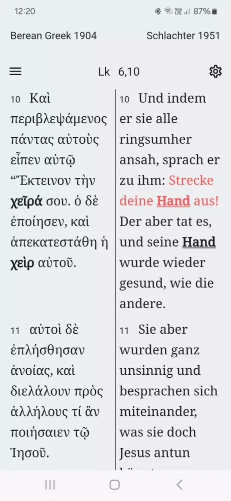 Zrzuty ekranu Pax Bible