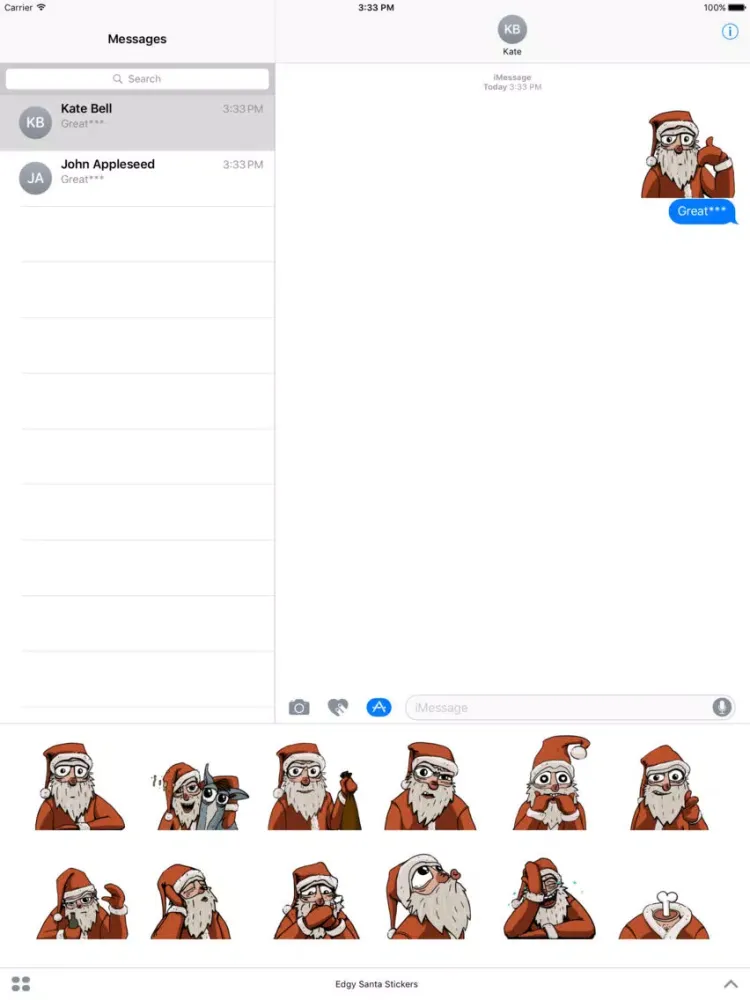 Edgy Santa iPad  Screenshots