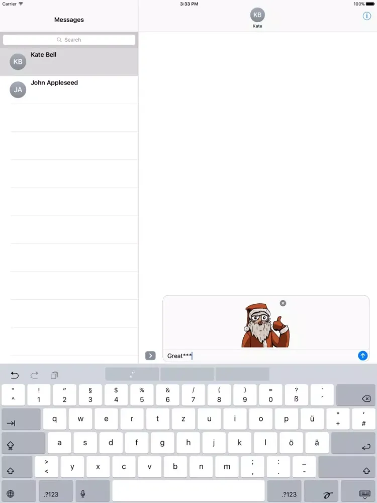 Edgy Santa iPad  Screenshots