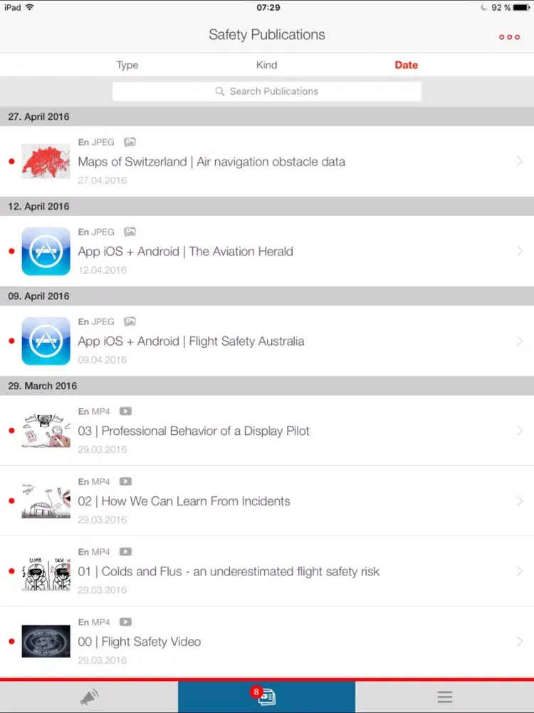 Flight Safety Swiss Air Force iPad 应用截图