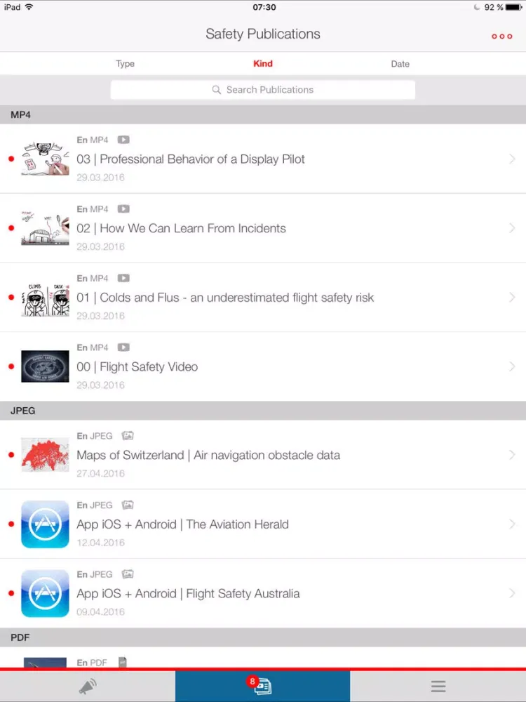 Flight Safety Swiss Air Force iPad 应用截图