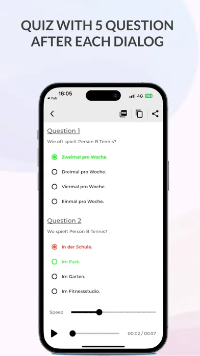 Learn German Conversations スクリーンショット