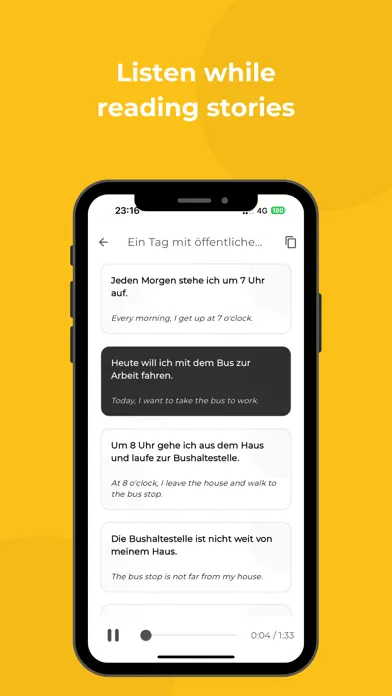 Learn German: Read and Listen स्क्रीनशॉट