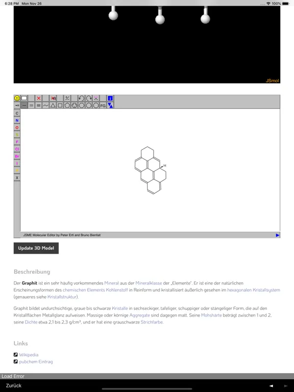 3D-Chemie iPad  سکرین شاٹس
