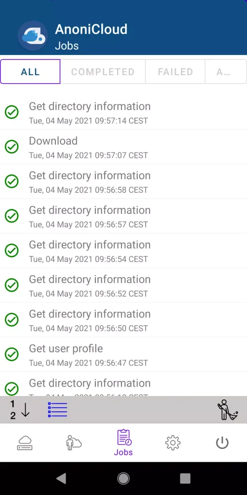 AnoniCloud Screenshots