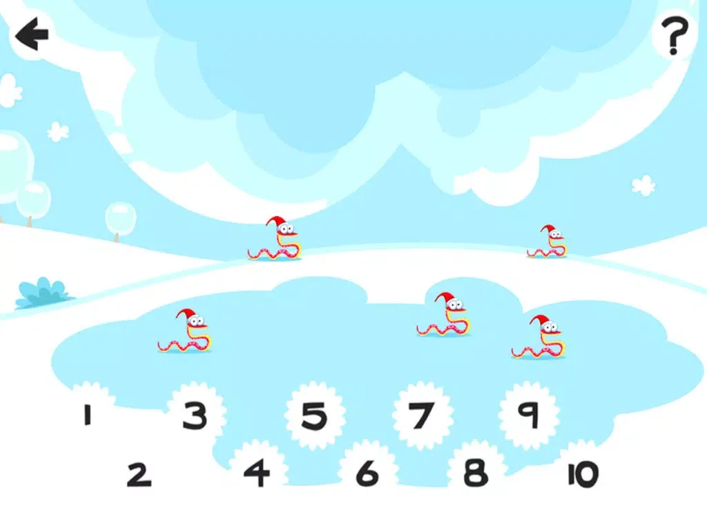123 Crazy Count-ing Ice, Snow and Christmas Animal-s: Kids Learn-ing Game iPad  Ekran Görüntüleri