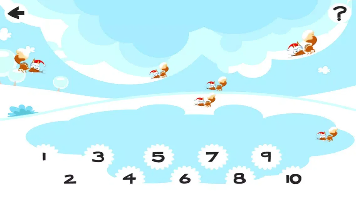 123 Crazy Count-ing Ice, Snow and Christmas Animal-s: Kids Learn-ing Game Ekran Görüntüleri