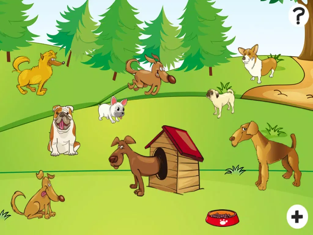 123 Count-ing Number-s Kids Game-s: Free Play-ing & Brain Training With Dogs iPad  Screenshots