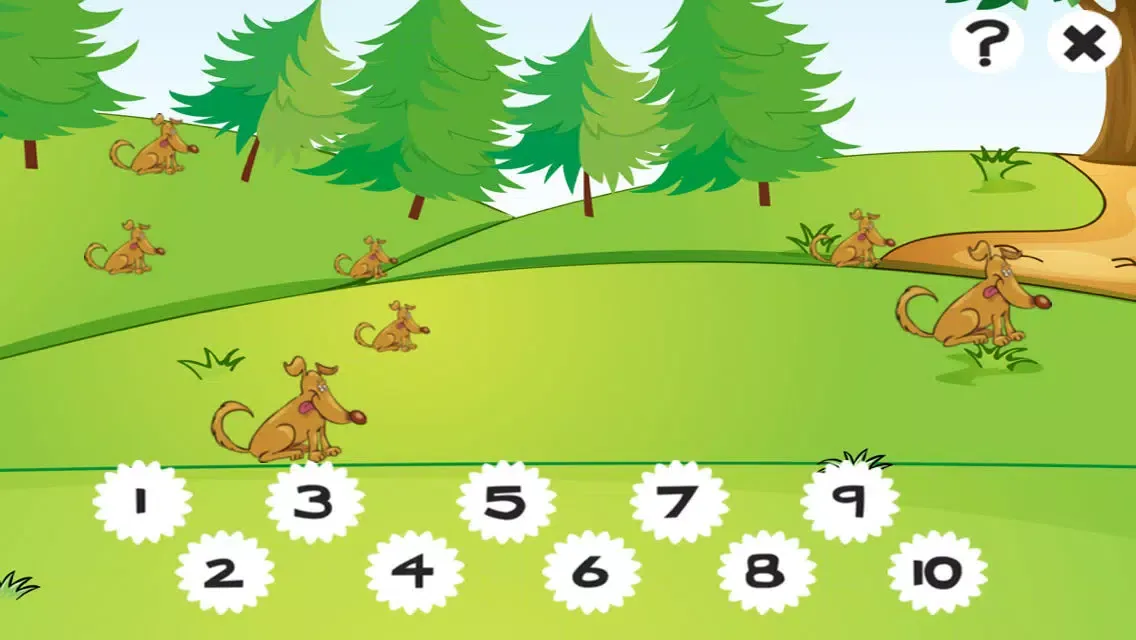 123 Count-ing Number-s Kids Game-s: Free Play-ing & Brain Training With Dogs Screenshots