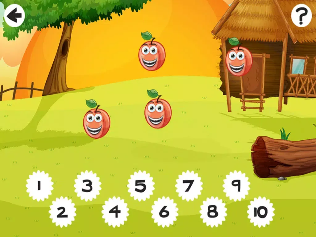 123 Counting in the Garden: Kids Education Games iPad 應用截圖