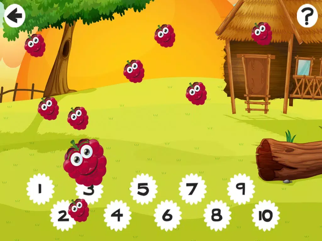 123 Counting in the Garden: Kids Education Games iPad 應用截圖