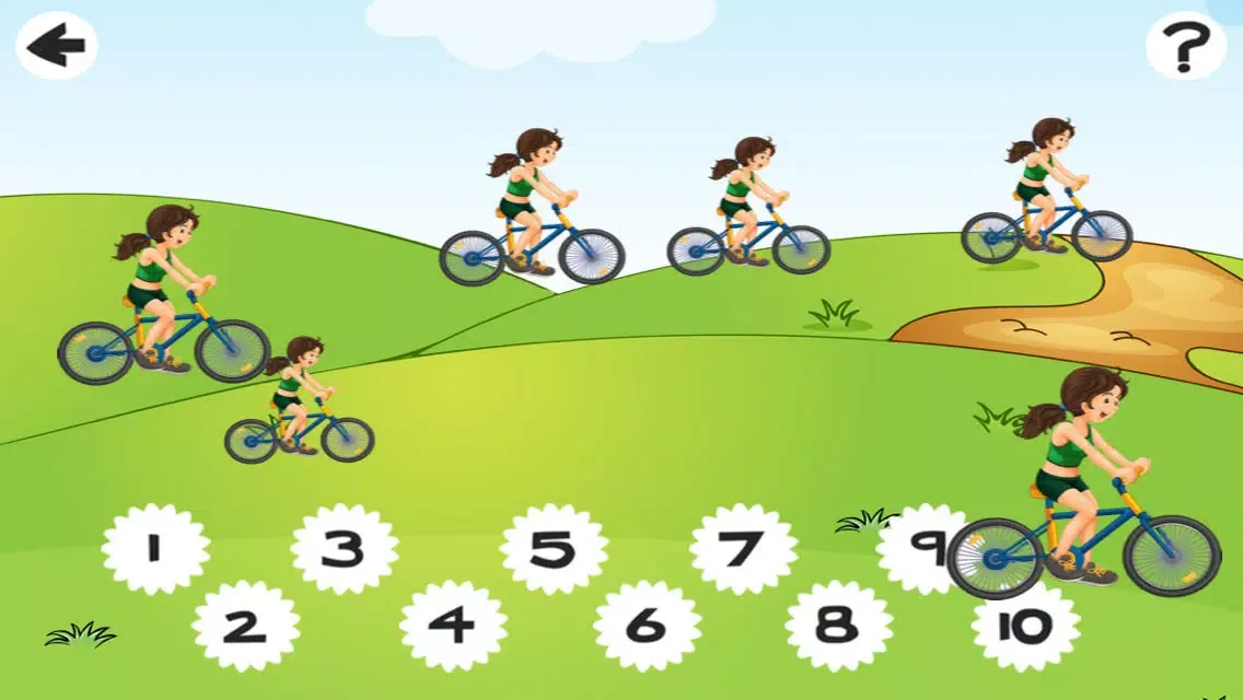 Tangkapan layar 123 Bike Count-ing & Learn-ing Number-s To Ten! Great Kid-s Games