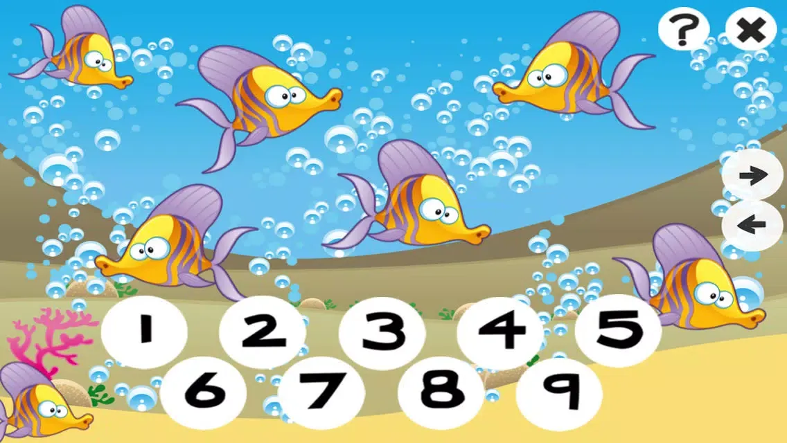 123 Counting Games For Kids With Open Sea animals Screenshots