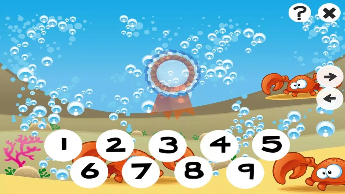 123 Counting Games For Kids With Open Sea animals Screenshots