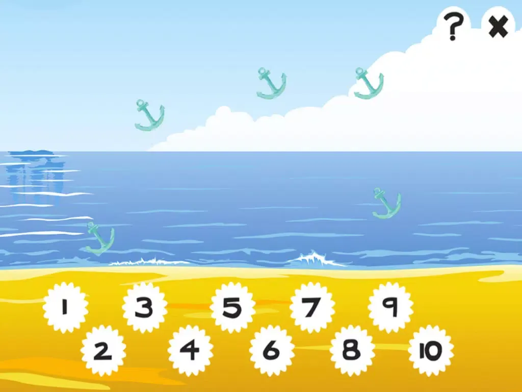 123 Count-ing Game- s For Sailing Kid-s iPad  Ekran Görüntüleri