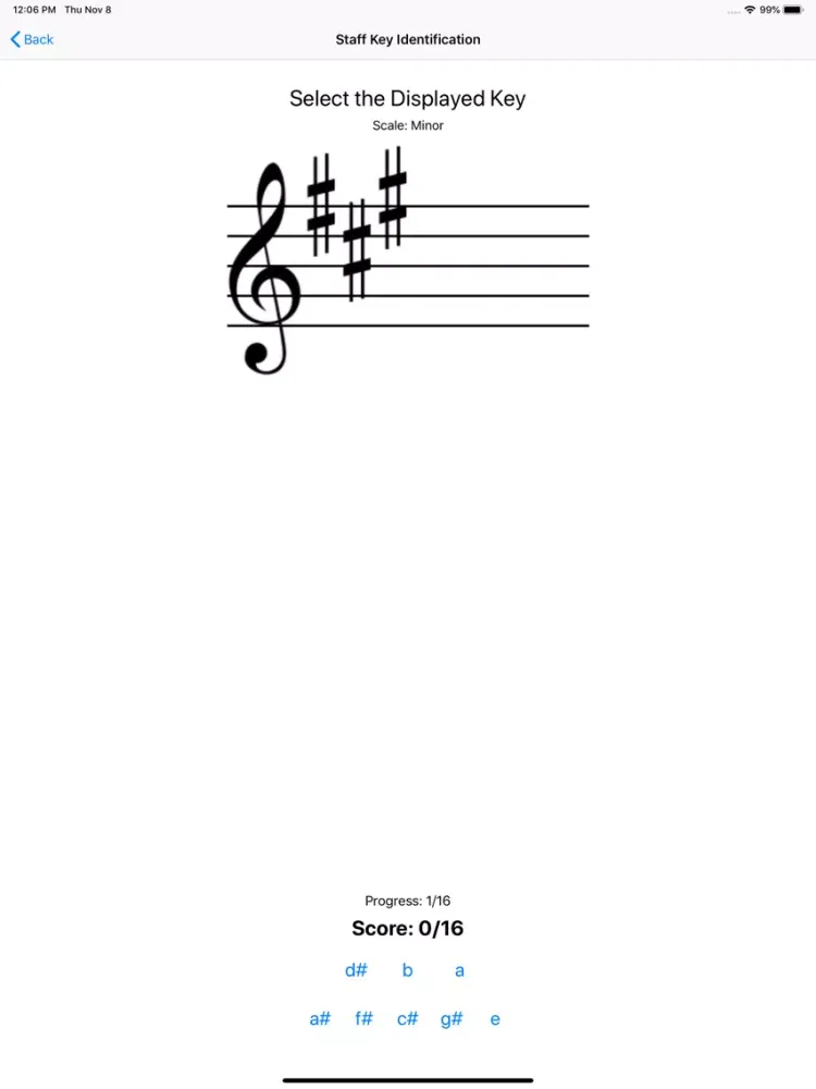 Ảnh chụp màn hình của Music Theory Retention iPad 