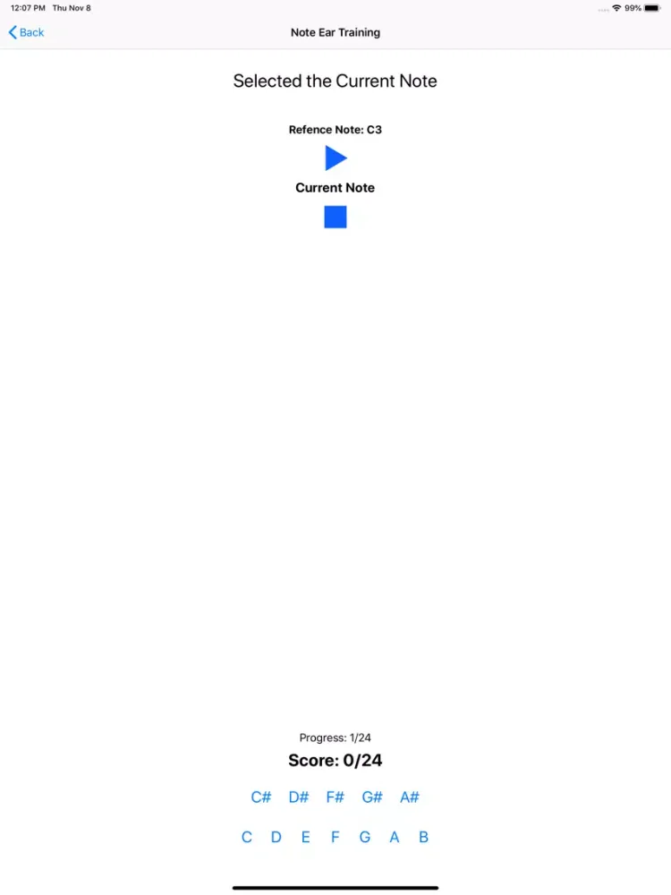 Ảnh chụp màn hình của Music Theory Retention iPad 
