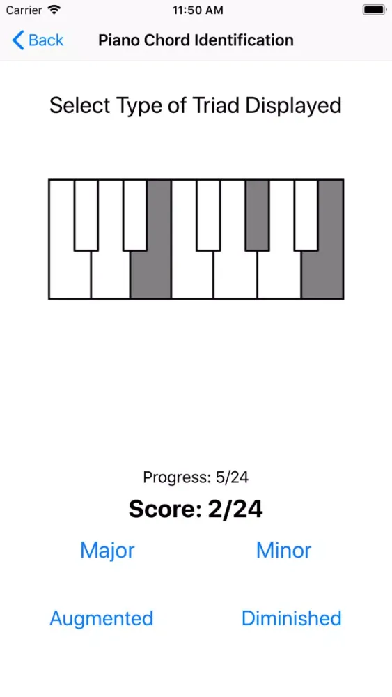 Ảnh chụp màn hình của Music Theory Retention