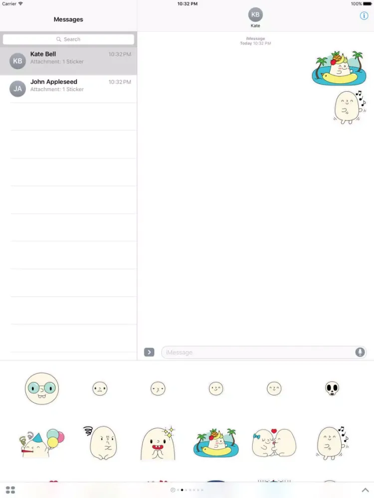 تصاویر Blobby Stickers iPad 