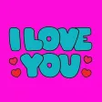 Love You Stikcers
