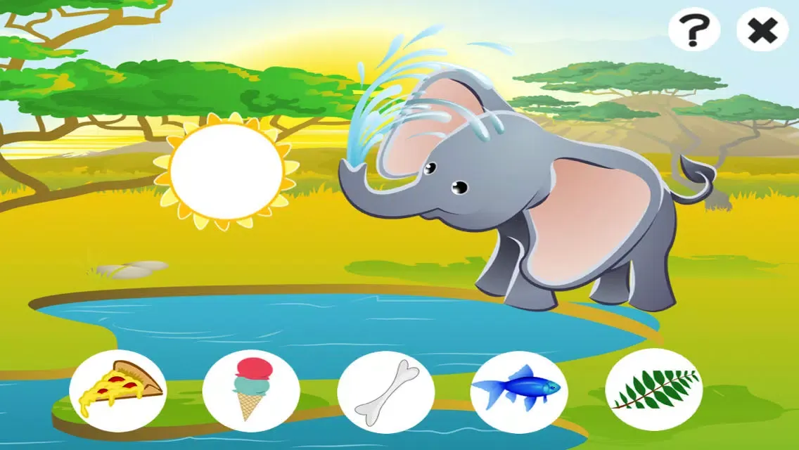 Awesome Feed-ing Happy Wild Animal-s Kid-s Game-s: Free Interactive Challenge About Good Nutrition Screenshots