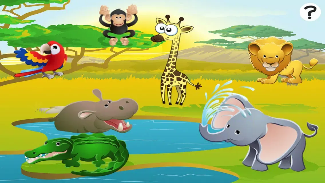 Awesome Feed-ing Happy Wild Animal-s Kid-s Game-s: Free Interactive Challenge About Good Nutrition Screenshots