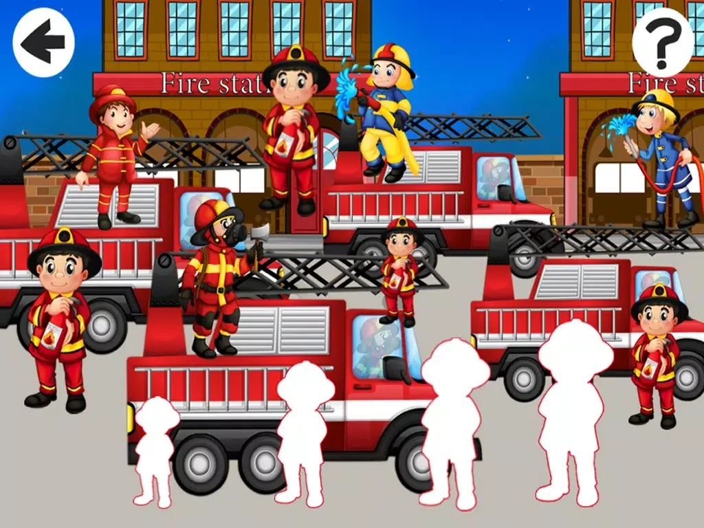 ภาพหน้าจอของ A Fire-Fighter Game For Boy-s and Girl-s: Kids Sort-ing Game with Fun-ny Tasks: Play with truck-s iPad 