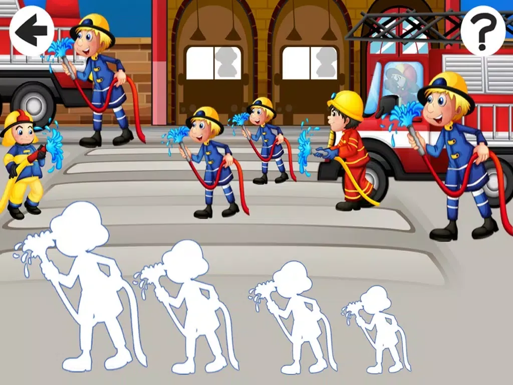 ภาพหน้าจอของ A Fire-Fighter Game For Boy-s and Girl-s: Kids Sort-ing Game with Fun-ny Tasks: Play with truck-s iPad 