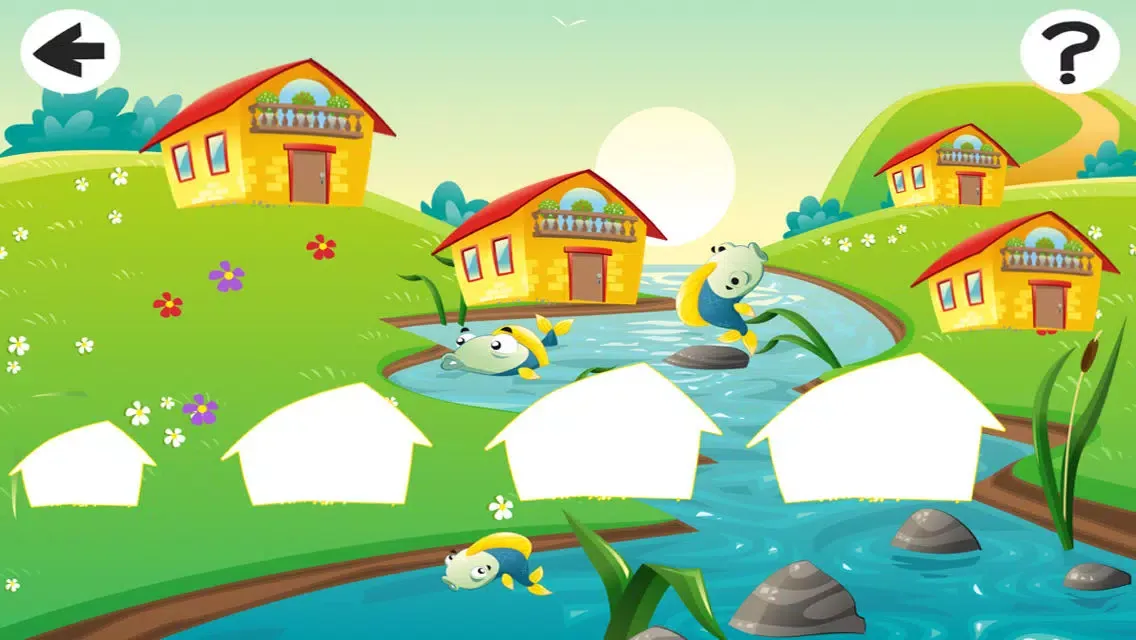 A Fish-er-man-s Learn-ing Game For Small Kid-s: Teach-ing Sort-ing and Puzzle with animal-s Screenshots