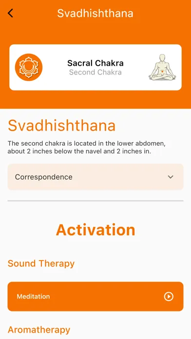 ภาพหน้าจอของ Chakras - Meditation & Healing