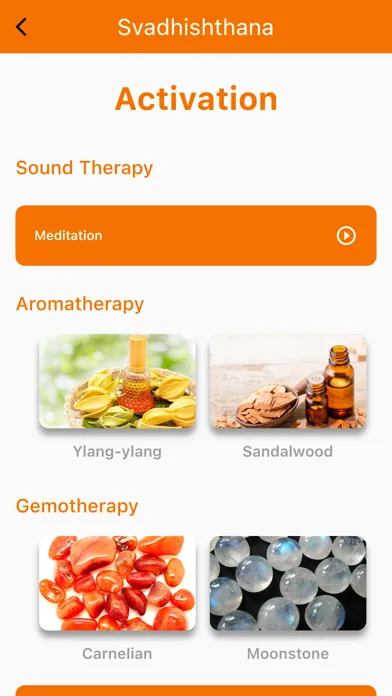 ภาพหน้าจอของ Chakras - Meditation & Healing