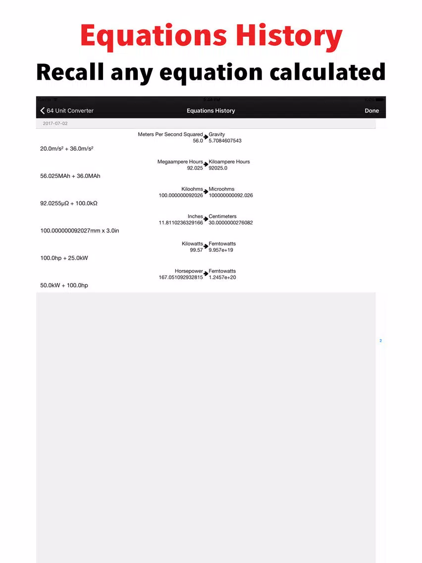 Zrzuty ekranu 64 Unit Converter iPad 