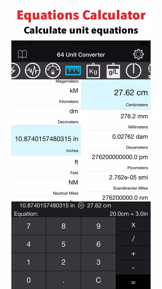 Zrzuty ekranu 64 Unit Converter