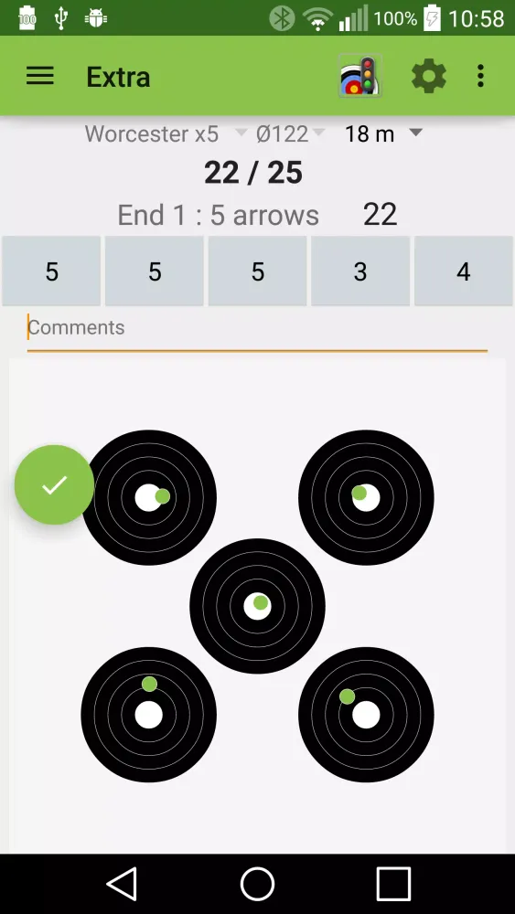 Archery Score Demo Screenshots