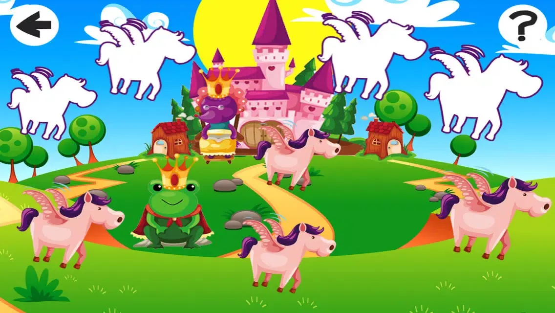 A True Uni-Corn Fairy-tale Game-s For Small Kid-s To Learn-ing and Play-ing with Fun স্ক্রিনশট
