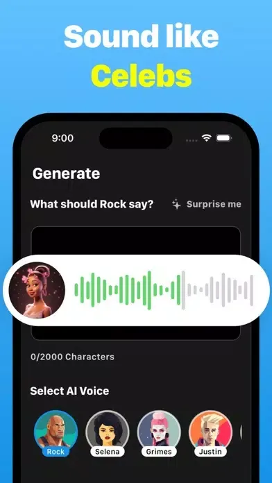 Character AI: Celebs Voice AI應用截圖