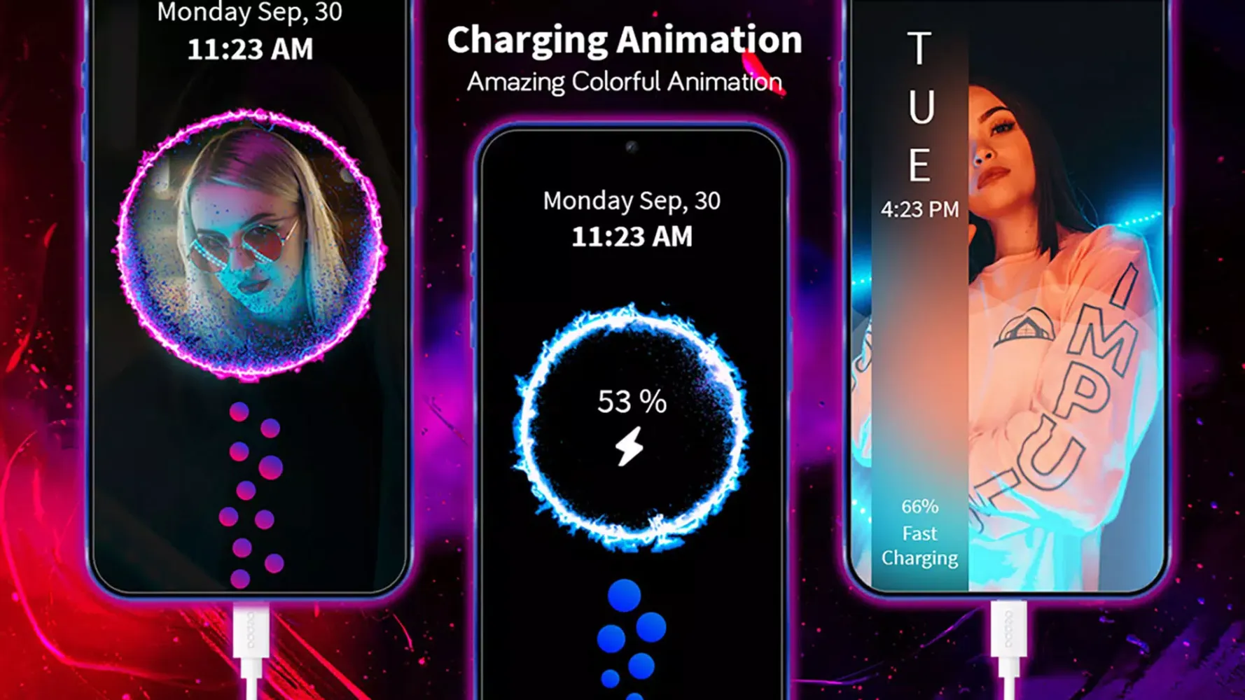 Battery Charging Animation 9D スクリーンショット