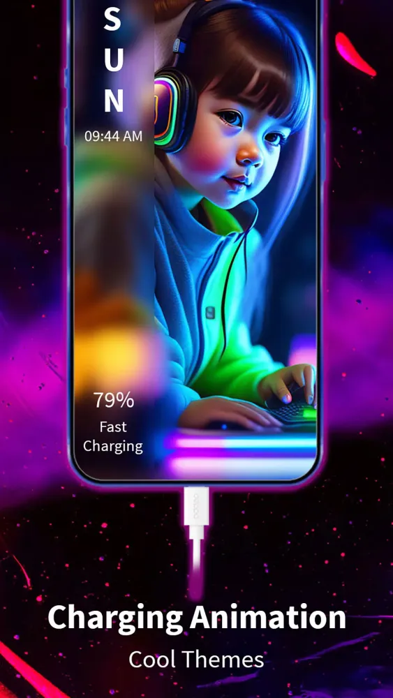 Battery Charging Animation 9D スクリーンショット