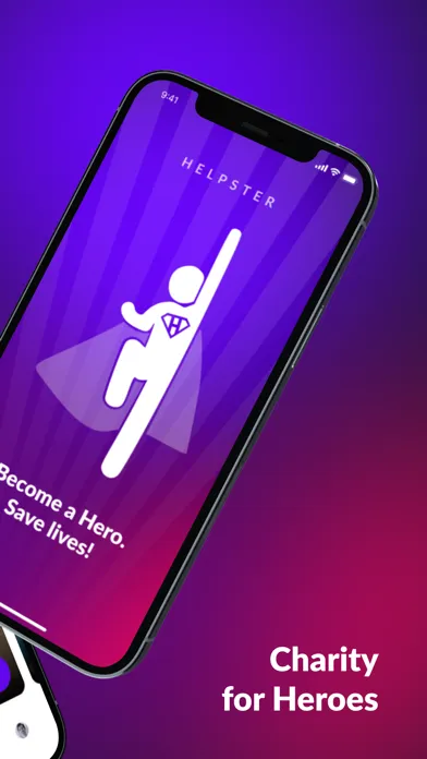 Capturas de pantalla de Helpster Charity. Saving Lives