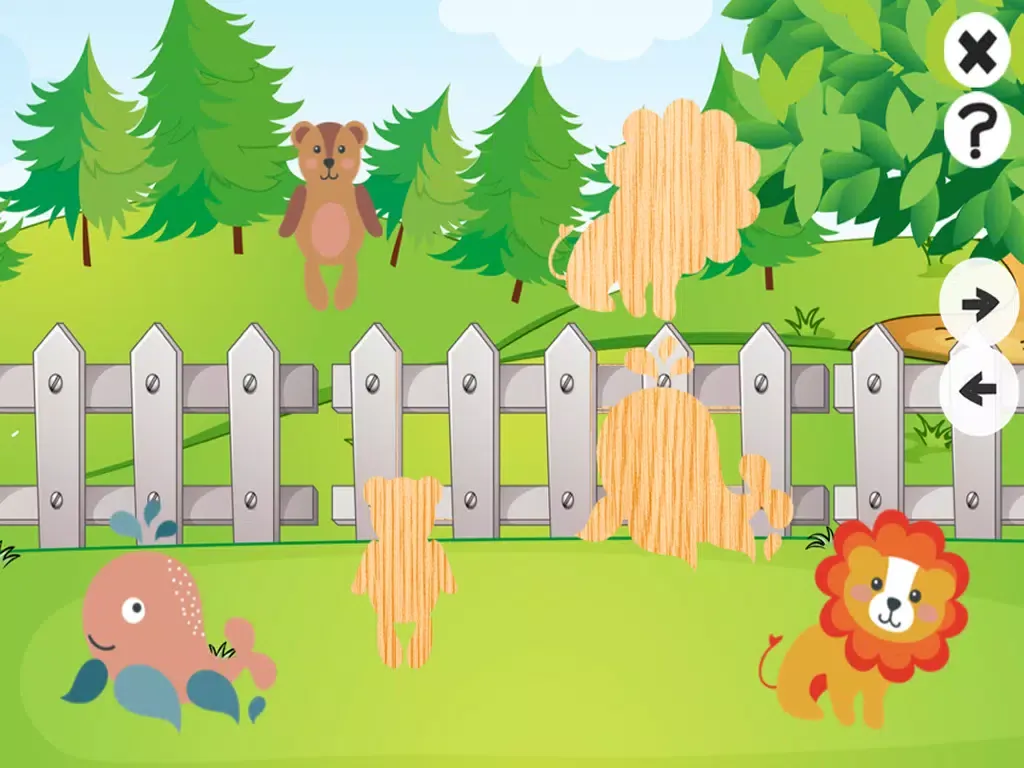 Animated Kids Game: Baby Puzzle With Animal-s! Play With Zoo & Jungle Puppy-s iPad  Screenshots