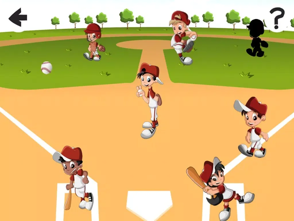A Kids Base-ball Game For Baby-s and Children age of 2 to 5 iPad 應用截圖