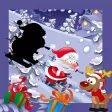 Christmas Puzzle For Small Kids: Tricky Game With Santa-Claus and Snow-Man Christmas Puzzle For Small Kids: Tricky Game With Santa-Claus and Snow-Man