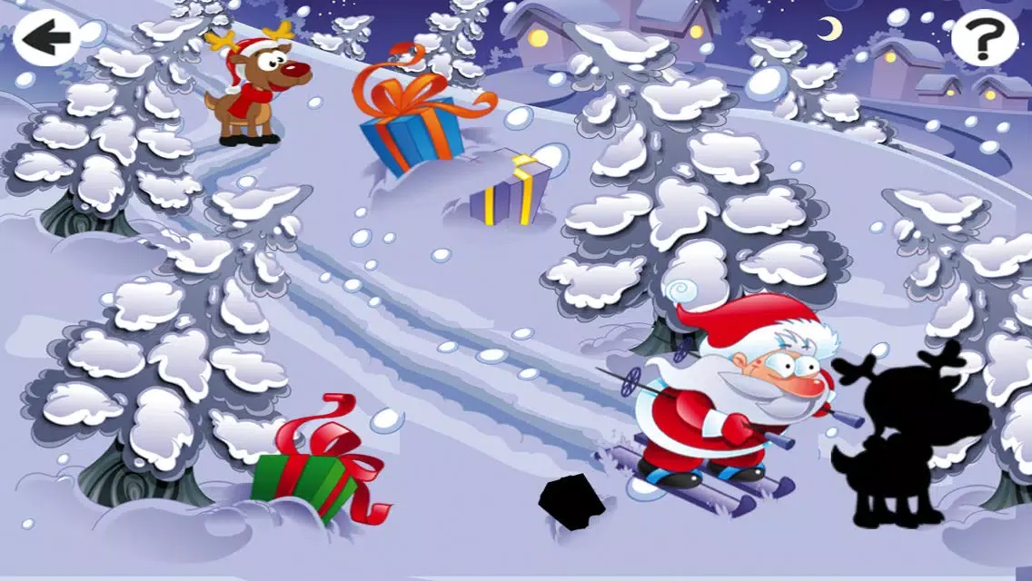 Christmas Puzzle For Small Kids: Tricky Game With Santa-Claus and Snow-Man Screenshots