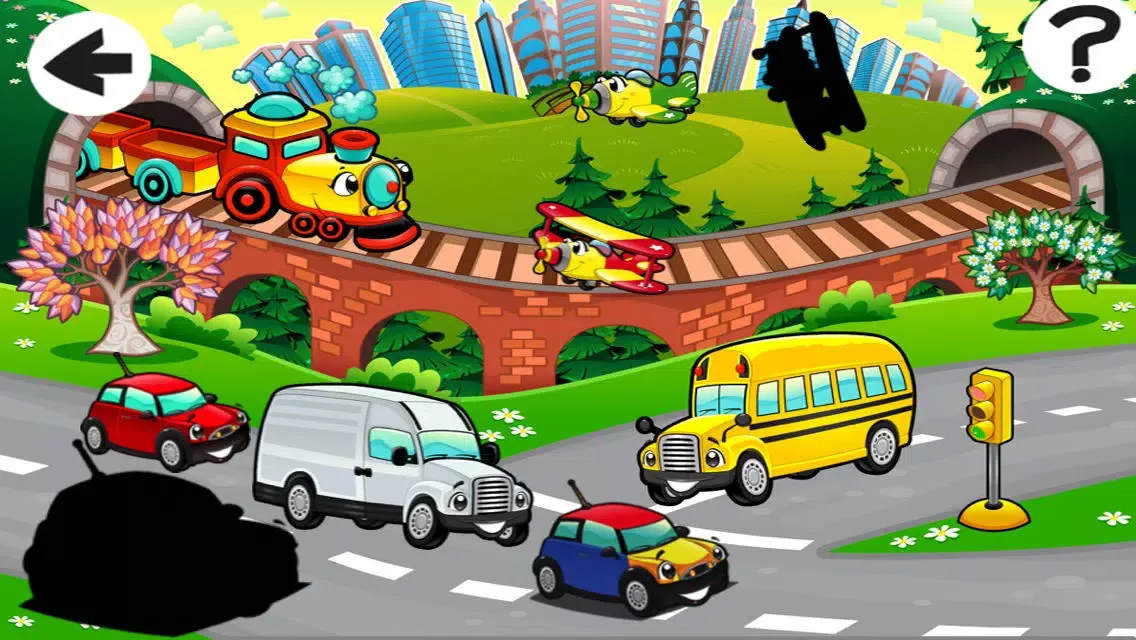 A Kids Game: Animated Car Puzzle-s in the City應用截圖
