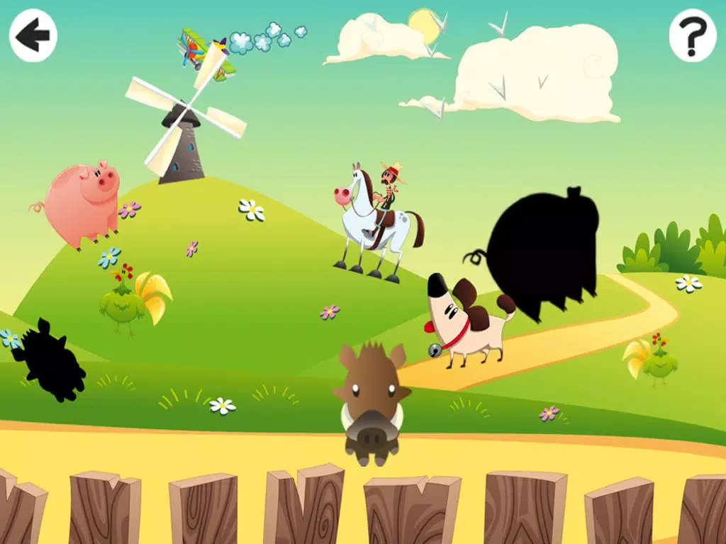 Скриншоты Amazing Kids Game With Farm Animal-s: Puzzle Horse-s, Pig-s and Small Pets iPad 