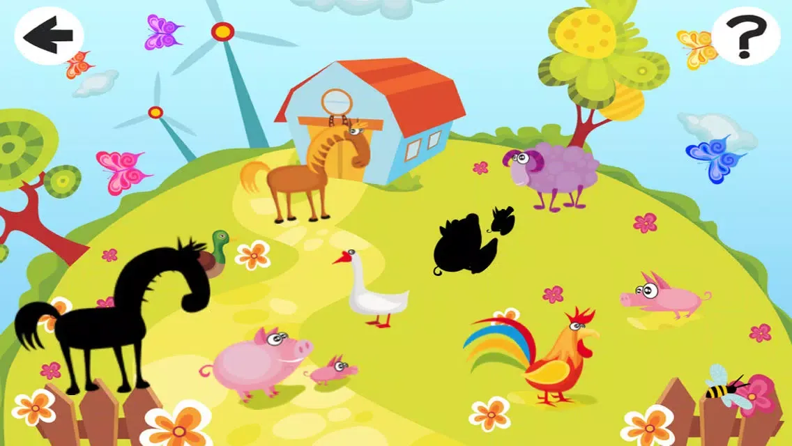Скриншоты Animated Kids Game: Many Farm Animals Baby Puzzle-s in one App