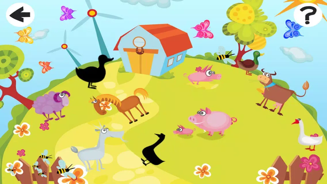 Скриншоты Animated Kids Game: Many Farm Animals Baby Puzzle-s in one App