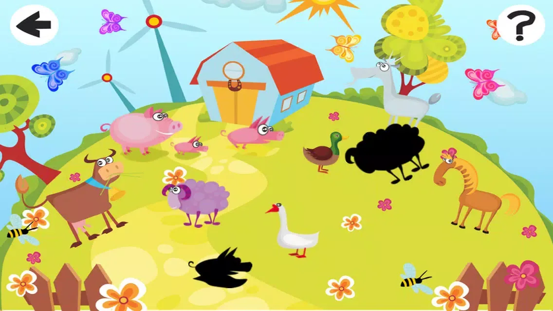 Скриншоты Animated Kids Game: Many Farm Animals Baby Puzzle-s in one App