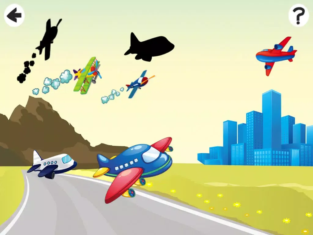 Animated Airplane Baby & Kids Game: Tricky Puzzle! My Toddler`s First App iPad  Screenshots