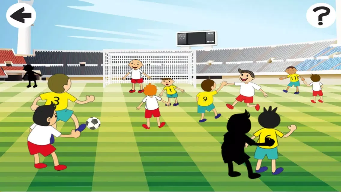 A Foot-ball Play-ers Cup With Soccer Kid-s, Ball-s and Goal-s in One Crazy Shadow-Game Screenshots